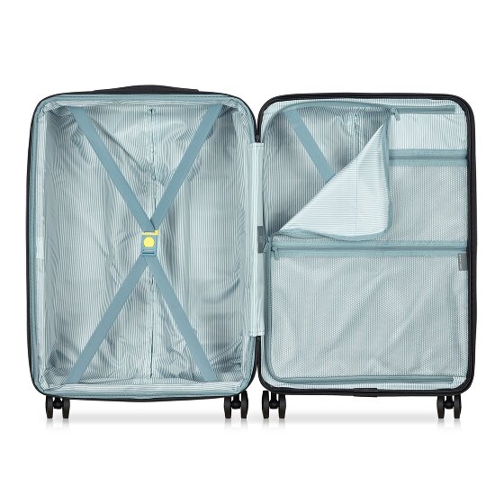Delsey Paris Air Armour 4 kółka Zestaw walizek 3-części z funkcją poszerzenia