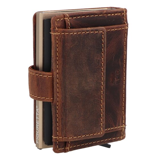 Greenburry Vintage Portfel Ochrona RFID Skórzany 7.5 cm