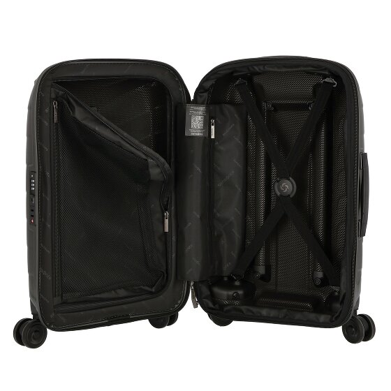 Samsonite Attrix 4 kółka Walizka kabinowy 55 cm z plisą rozprężną