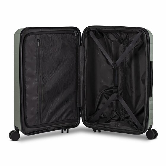 d&n Toronto 4 kółka Walizka M 65 cm z plisą rozprężną