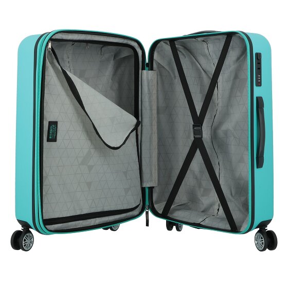 Gabol Future Plus 4 kółka Walizka 66 cm z plisą rozprężną