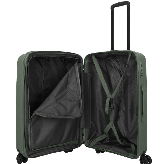 Travelite Air Stripe 4 kółka Zestaw walizek 3-części z funkcją poszerzenia