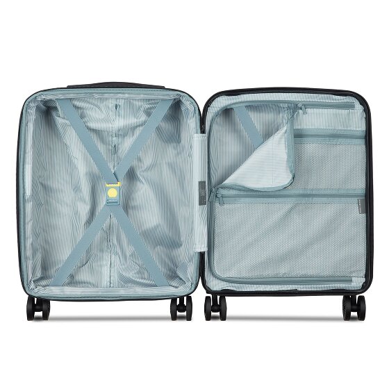 Delsey Paris Meteor 4 kółka Walizka kabinowa 55 cm z funkcją poszerzenia