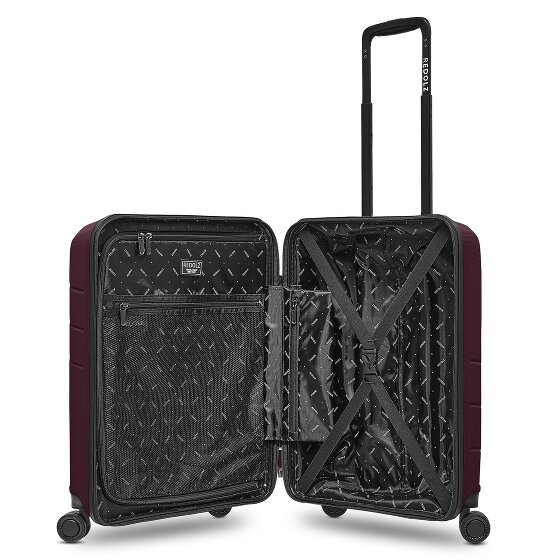Redolz Essentials 17 4-kołowy wózek kabinowy 55 cm z miękką kieszenią na laptopa