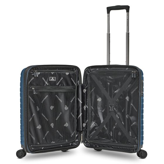 Pactastic Collection 04 THE CABIN + 4 kółka Walizka kabinowy S 55 cm z plisą rozprężną