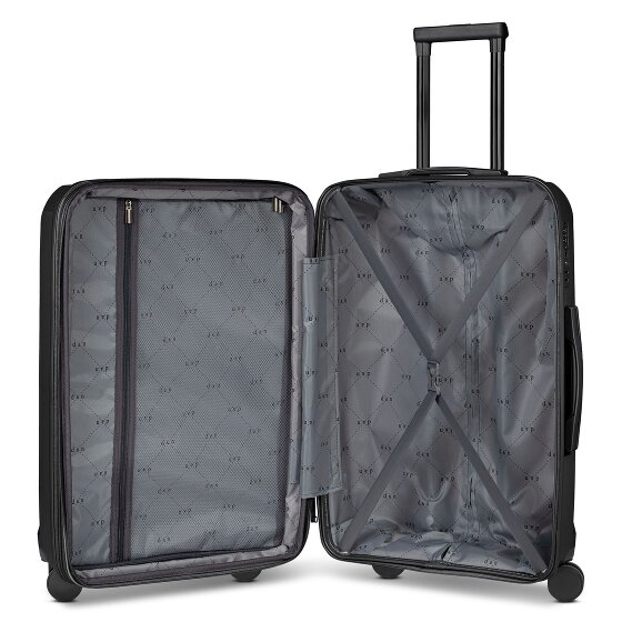 d&n South Dakota 4 kółka Walizka M 66 cm z plisą rozprężną