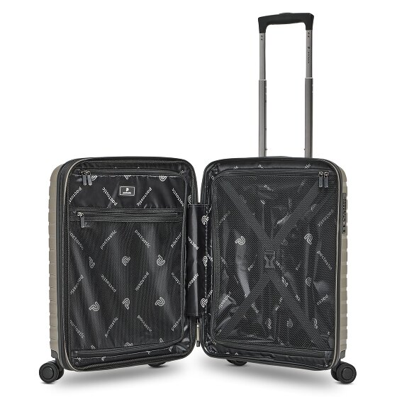 Pactastic Collection 04 THE CABIN + 4 kółka Walizka kabinowy S 55 cm z plisą rozprężną