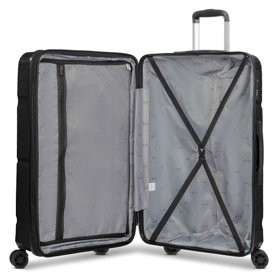 d&n Travel Line 4300-Plus 4 kółka Walizka L 76 cm z plisą rozprężną