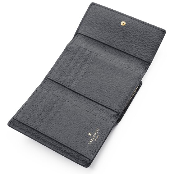 Lazarotti Portfel Bologna Leather XL z kieszenią zapinaną na zamek dookoła, Skóra, 14 cm