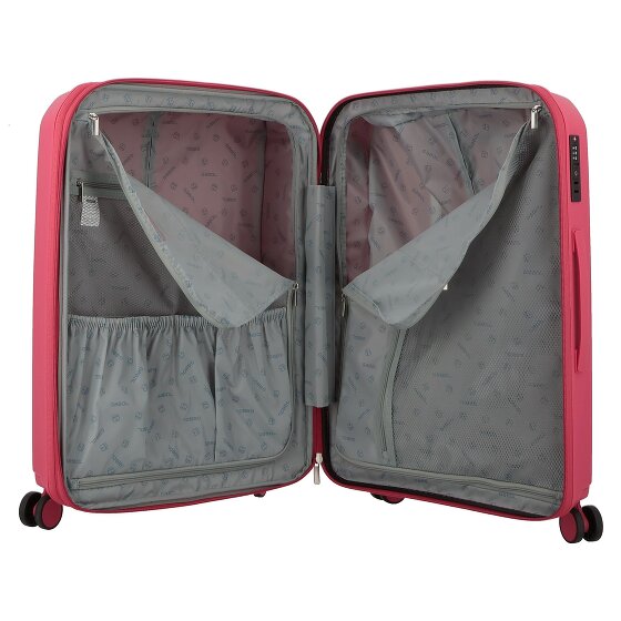 Gabol Infinity 4 kółka Walizka 66 cm z plisą rozprężną