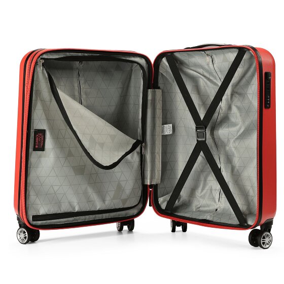 Gabol Future Plus 4 kółka Walizka kabinowy 55 cm z plisą rozprężną