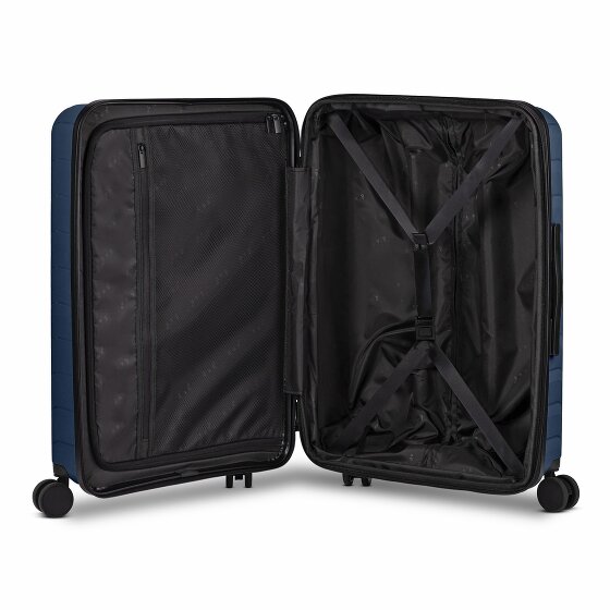 d&n Toronto 4 kółka Walizka M 65 cm z plisą rozprężną