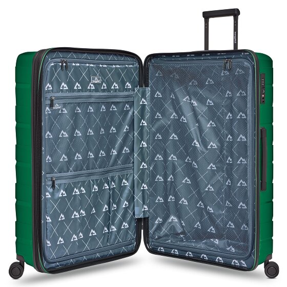 Bergpfeil Wózek podróżny 4-kołowy L 75 cm z plisą rozporową