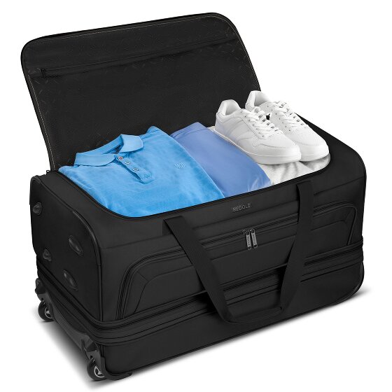 Redolz Zestaw 2-kołowych toreb podróżnych Duffle Essentials 2-częściowy L+L z elastycznym zagięciem