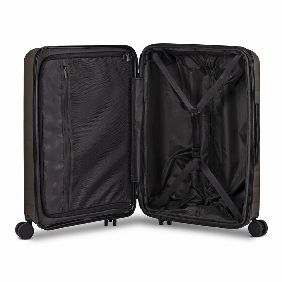 d&n Toronto 4 kółka Walizka M 65 cm z plisą rozprężną