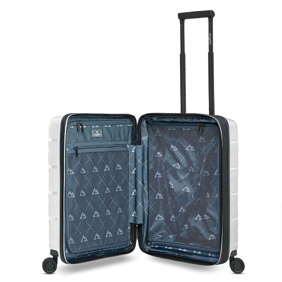 Bergpfeil Travel 4 kółka Walizka kabinowa 55 cm Komora na laptopa z funkcją poszerzenia