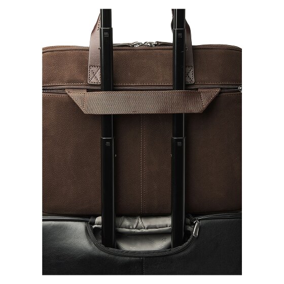 Castelijn & Beerens Nubuck Teczka Skóra 41 cm Komora na laptopa
