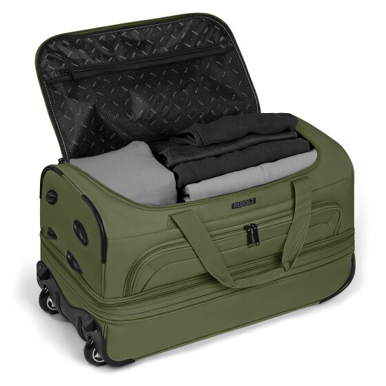 Redolz Torba podróżna na 2 kółkach Duffle Essentials 55 cm M z klapą rozporową
