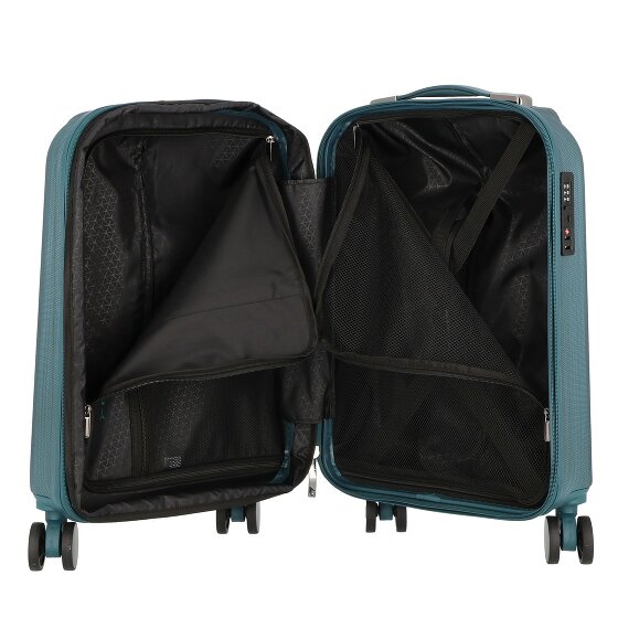 Polestream Moonrock 4 kółka Walizka kabinowy 55 cm z plisą rozprężną