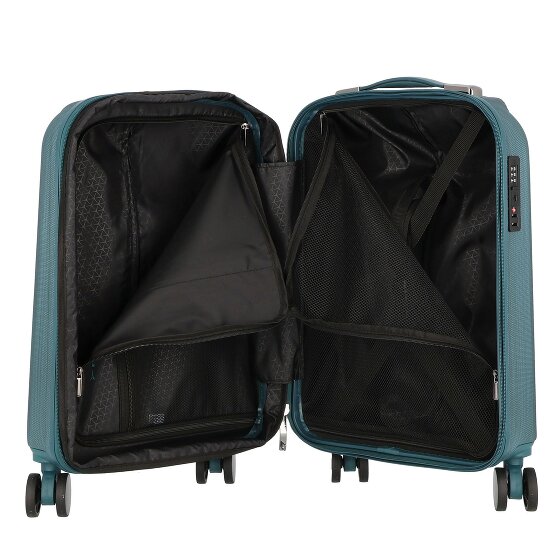 Polestream Moonrock 4 kółka Walizka kabinowy S 55 cm z plisą rozprężną