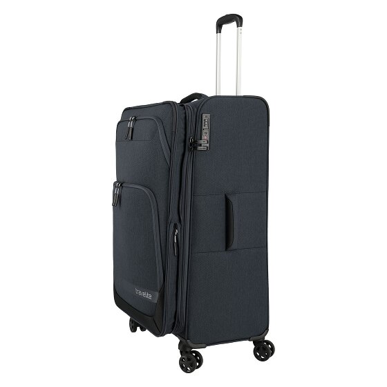 Travelite Kick Off 4 kółka Walizka L 78 cm z funkcją poszerzenia