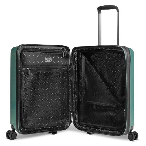 Redolz Essentials 14 4 kółka Walizka kabinowy S 55 cm Komora na laptopa z plisą rozprężną