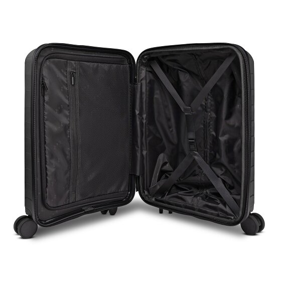 d&n Toronto 4 kółka Walizka kabinowy S 54 cm z plisą rozprężną