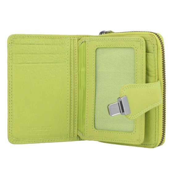 Greenburry Portfel gąbczasty skóra 9 cm