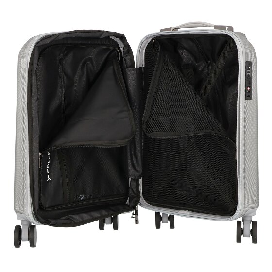 Polestream Moonrock 4 kółka Walizka kabinowy S 55 cm z plisą rozprężną