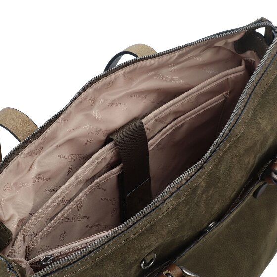 Castelijn & Beerens Nubuck Torba na ramię Skórzany 40 cm Komora na laptopa