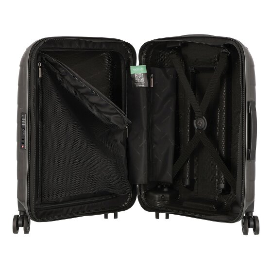Samsonite Attrix 4 kółka Walizka kabinowa 55 cm z funkcją poszerzenia