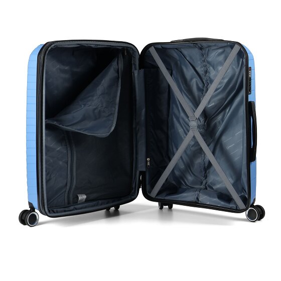 Benzi 5808 4 kółka Zestaw walizek 3-części z plisą rozprężną