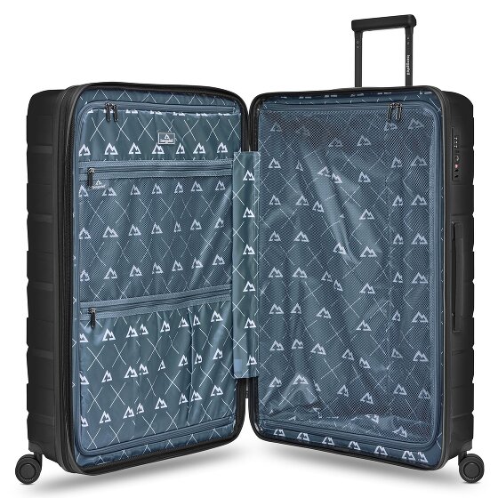 Bergpfeil Wózek podróżny 4-kołowy L 75 cm z plisą rozporową