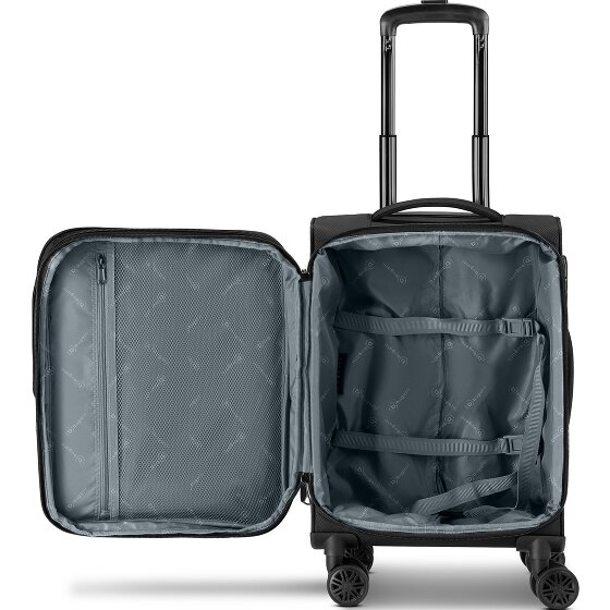 bugatti Valencia Soft 4 kółka Walizka kabinowa S 55 cm z funkcją poszerzenia