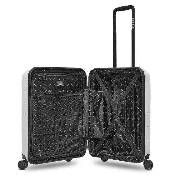 Redolz Essentials 17 4-kołowy wózek kabinowy 55 cm z miękką kieszenią na laptopa