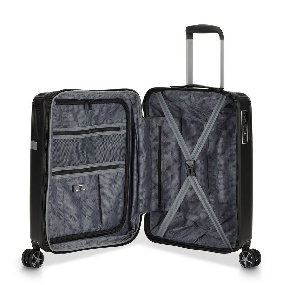 Roncato Airglam 2.0 4 kółka Walizka kabinowa 55 cm z funkcją poszerzenia