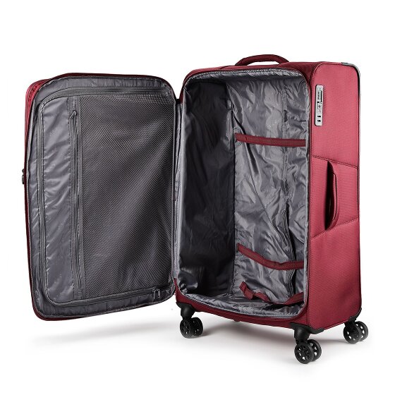 d&n Travel Line 9804 4 kółka Walizka L 78 cm z funkcją poszerzenia