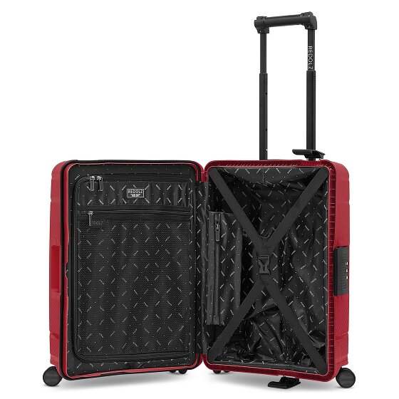Redolz Essentials 15 – Walizka kabinowa na 4 kółkach, 55 cm, z zamkiem trzypunktowym