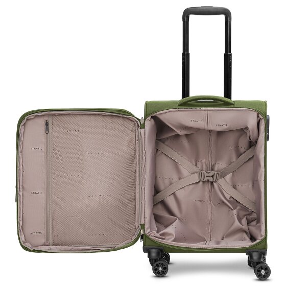Stratic taska 4-kołowy wózek kabinowy S 55 cm z plisą poszerzającą