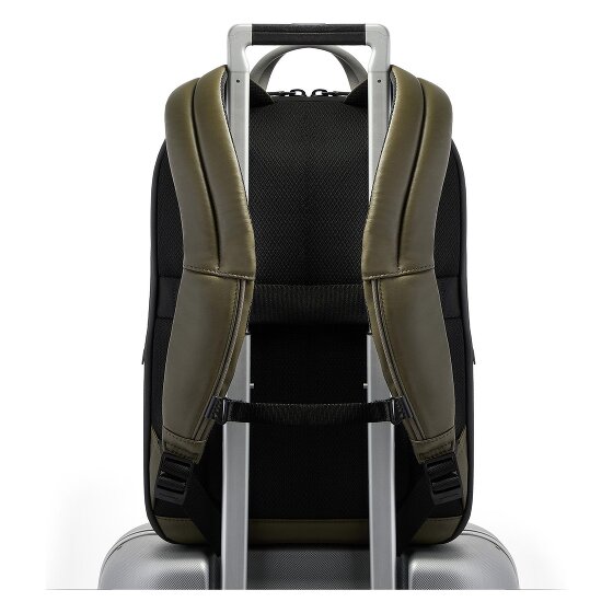 Piquadro Zaino Plecak Skóra 42 cm Komora na laptopa