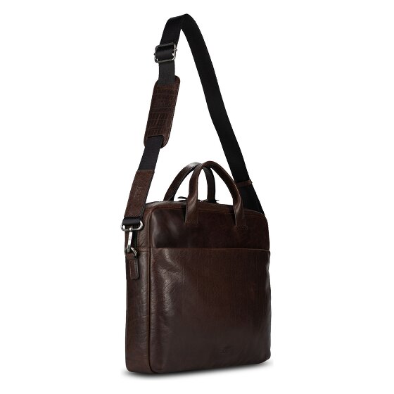 Jost Glasgow Teczka Skóra 37 cm Komora na laptopa