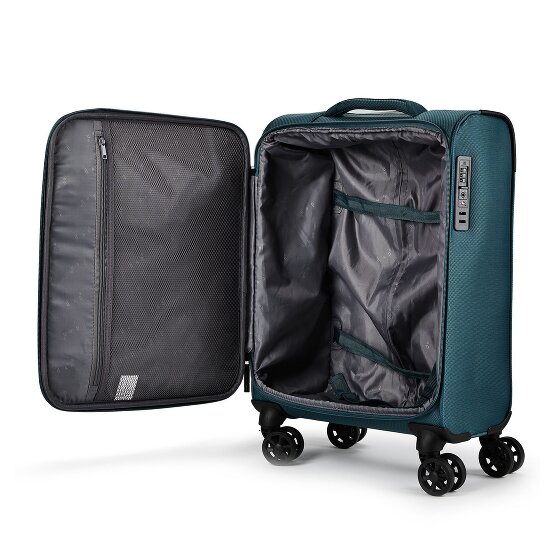 d&n Travel Line 9804 4 kółka Walizka kabinowa S 55 cm