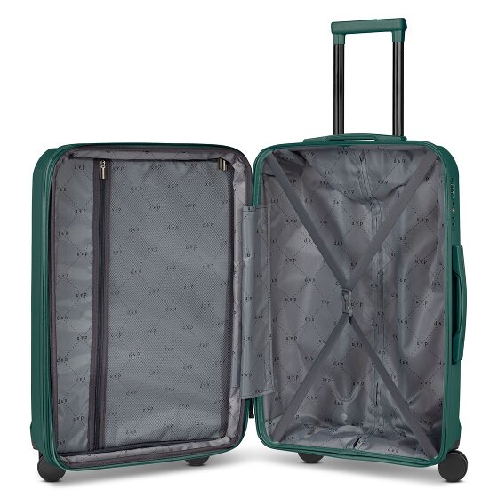 d&n South Dakota 4 kółka Walizka M 66 cm z plisą rozprężną