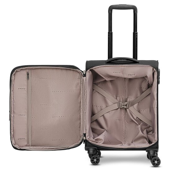 Stratic taska 4-kołowy wózek kabinowy S 55 cm z plisą poszerzającą