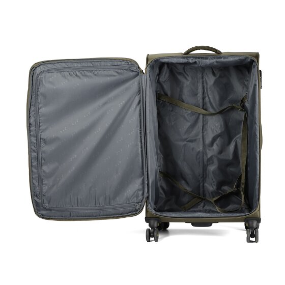 d&n Travel Line 9704 4 kółka Walizka L 78 cm z funkcją poszerzenia
