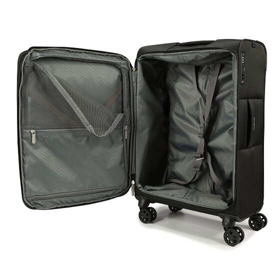Samsonite Base Breeze 4 kółka Walizka 67 cm z plisą rozprężną