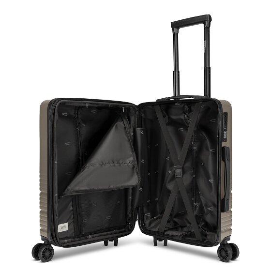 camel active Hanoi 4 kółka Walizka kabinowy S 55 cm z plisą rozprężną