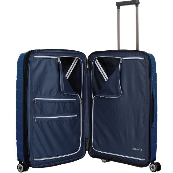 Travelite Air Base 4 kółka Walizka 67 cm z funkcją poszerzenia