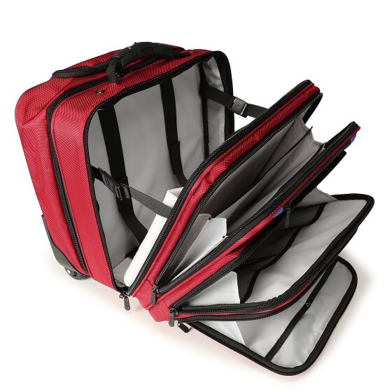 Dermata 2 kółka Walizka biznesowa 38 cm Komora na laptopa