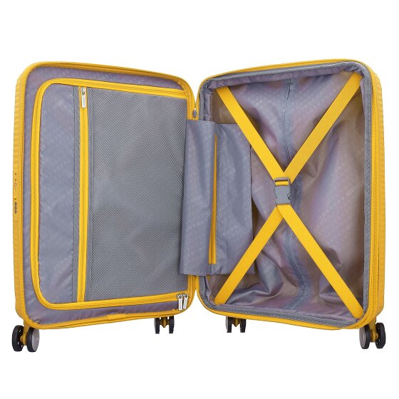 American Tourister Soundbox 4 kółka Walizka kabinowa 55 cm z funkcją poszerzenia